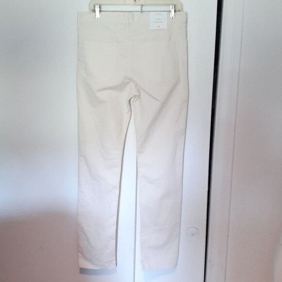 H&M white summer jeans size 31 new nwt denim pants m l 8 10 12 - Picture 10 of 10